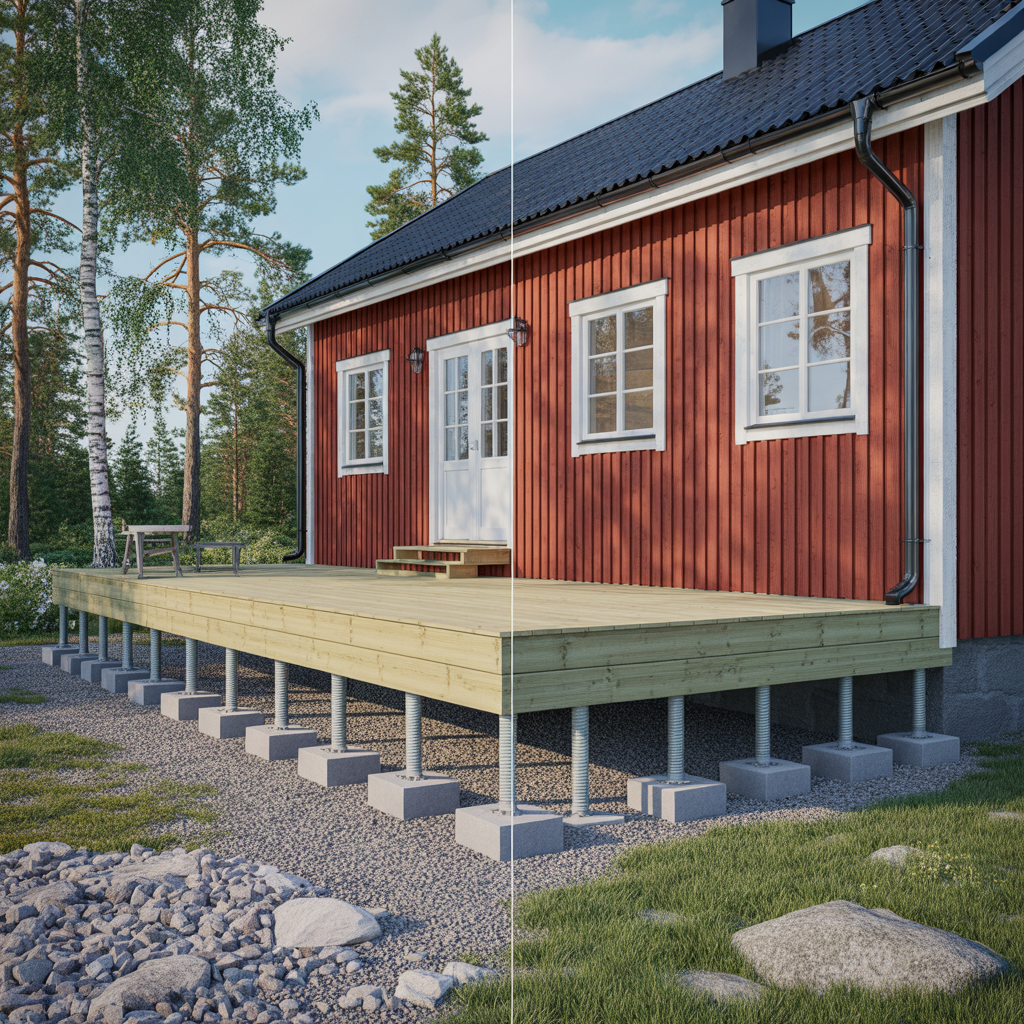 betongplintar eller markskruv jamforelse for altanbygge