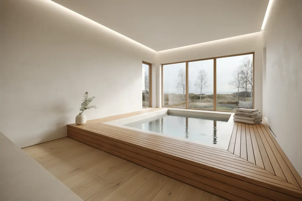 byggnation av relaxavdelning och spaanl ggning i smo nyn shamn
