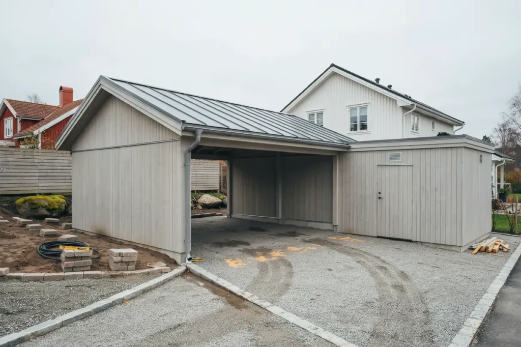 bygga carport med f rr d smart planering bygglov och material som h ller ver tid