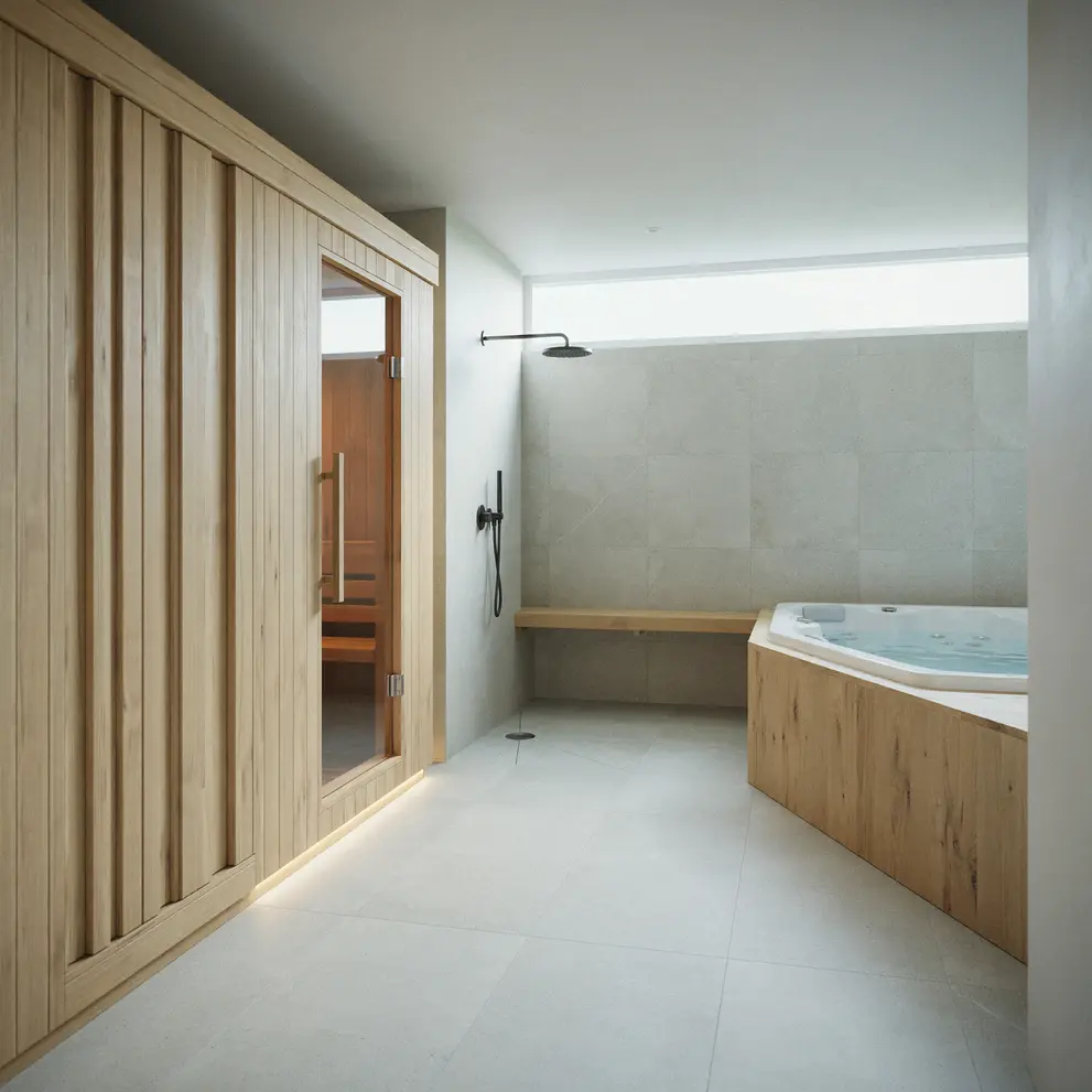 bygga relaxavdelning spa anlaggning nynashamn